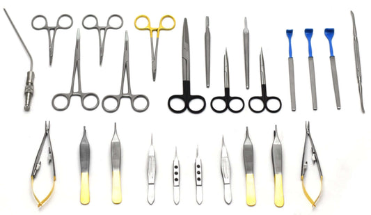 Seiﬀ Blepharoplasty Set - Surgical Instruments