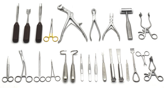 EXTRACTION OF BONE CHIPS FROM RIBS (WALTER SET) - Surgical Instruments
